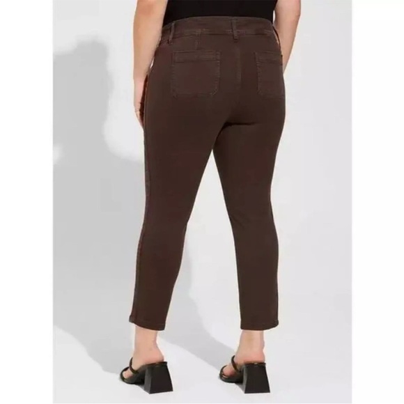 Torrid Cropped Aviator Jeans - Picture 3 of 9